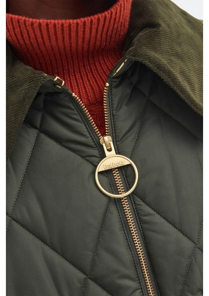 Milby Kapitone Ceket OL71 Olive-Ancient