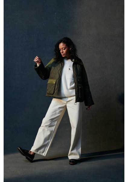 Milby Kapitone Ceket OL71 Olive-Ancient