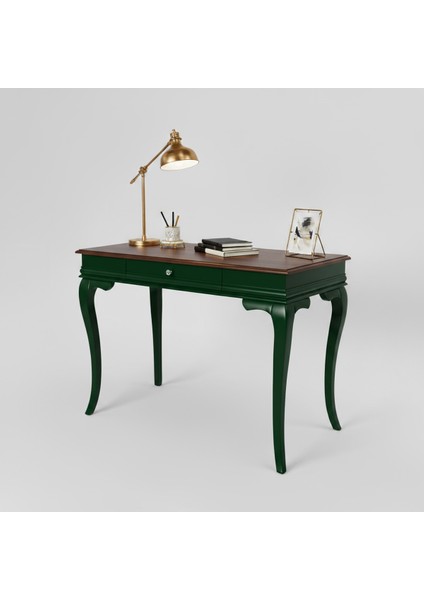 100 cm Masif Rustik Yeşil Ceviz Çalışma Masası fiyatları