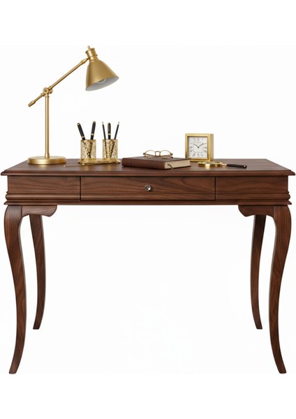 110 cm Masif Rustik Ceviz Çalışma Masası modelleri