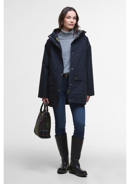 Winter Beadnell Waterproof Ceket NY92 Deep Navy/classic modelleri