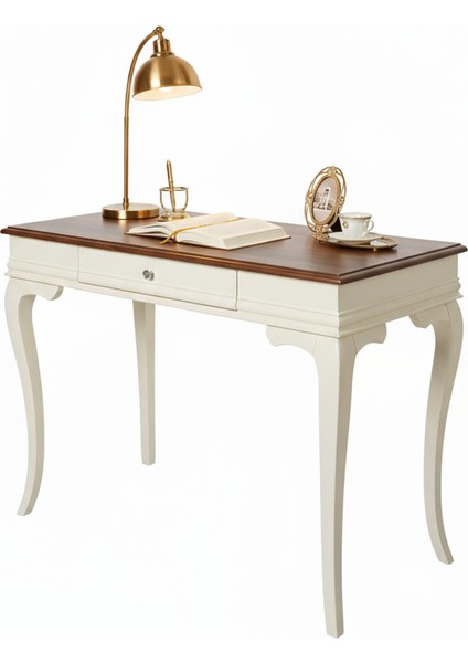 120 cm Masif Rustik Krem Ceviz Çalışma Masası fiyatları