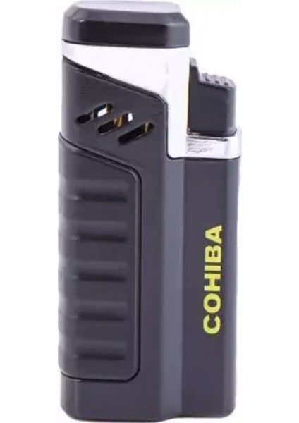 Cohiba Dört Torch Pürmüz Siyah Puro Çakmağı