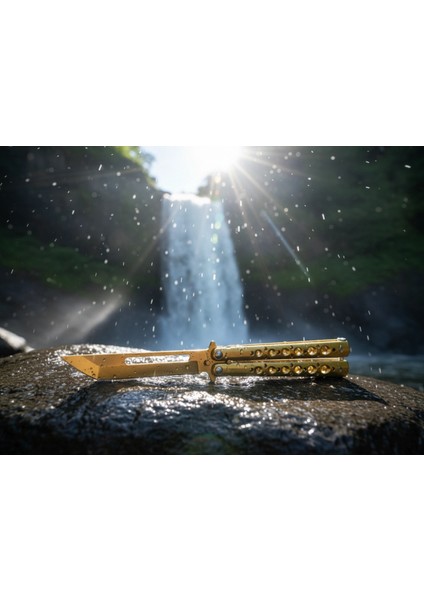 Gold Delikli Tanto Kamp Çakısı