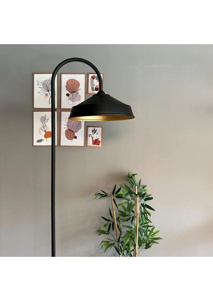 Siyah Lambader Modern Dekoratif Metal Oturma Odası Çalışma Odası Zemin Lambası fiyatları
