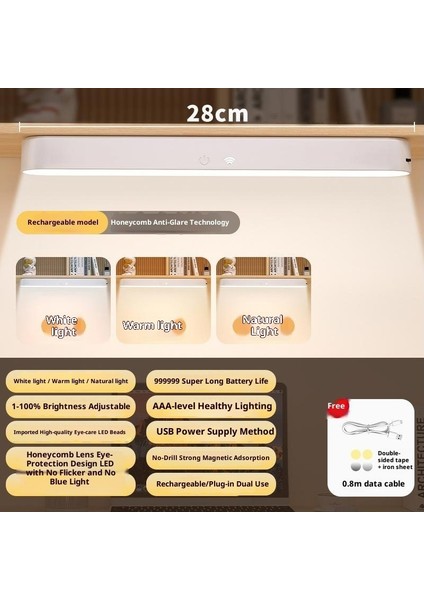 LED Göz Bakım Masa Lambası Öğrenciler Çalışma Özel Okuma Lambası Yatakhane Başucu Lambası Yatak Odası Gece Lambası (Yurt Dışından) fiyatları