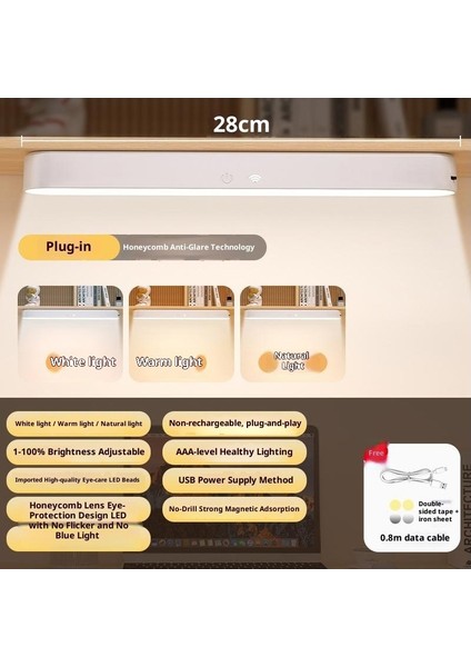 LED Göz Bakım Masa Lambası Öğrenciler Çalışma Özel Okuma Lambası Yatakhane Başucu Lambası Yatak Odası Gece Lambası (Yurt Dışından) fiyatları