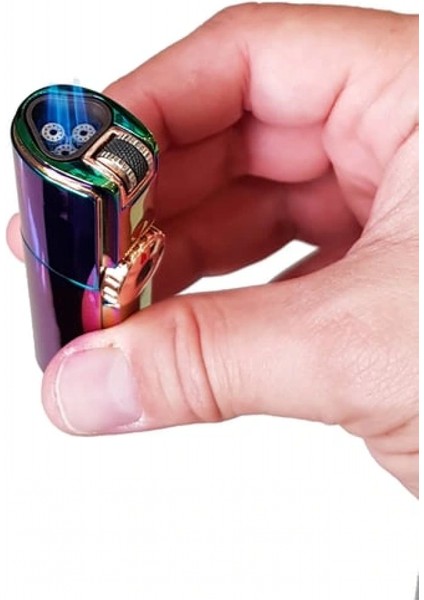 Taşlı 3 Pürmüz Alevli Multi Delicili Puro Çakmağı fırsatları