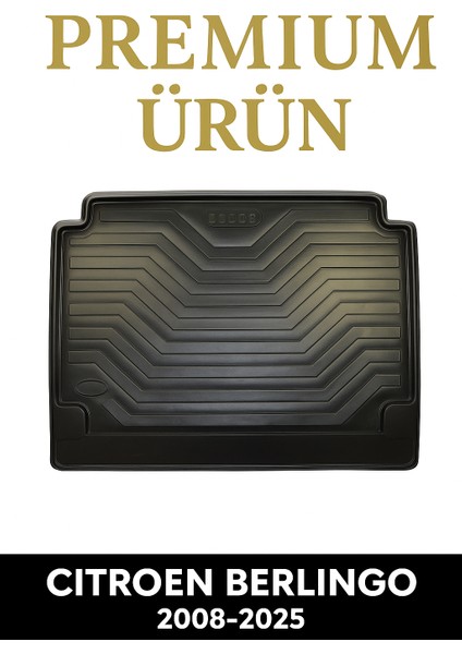 Citroen Berlingo 2008-2025 Uyumlu Bagaj Havuzu 3D Premium
