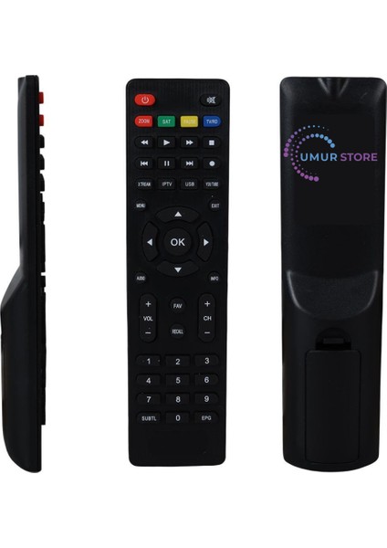 TS-100 Hd ve T Serisi Xtream Tuşlu Hd Uydu Kumandası