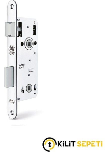 K-121 Wc Kapısı Kilidi Sessiz Seri Oval 40 mm