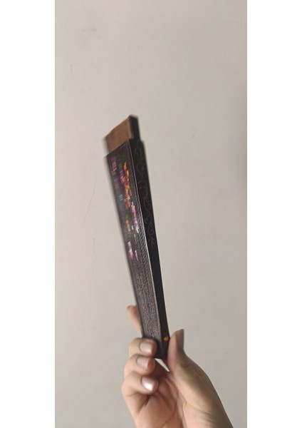 Flamenco Serisi Yelpaze – Madera Guitarra | Büyük Boy Sıcak Ahşap Tonları