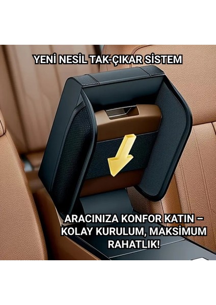 2 Adet Yan Cepli Tüm Araçlarla Uyumlu Orta Kol Dayama Konsolu Yumuşak Deri Dokulu Premium Konsol indirimleri