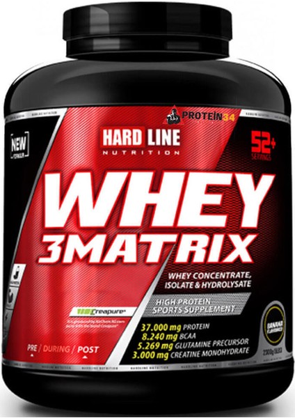Protein Tozu Whey 3matrix 2300GR 4 Aromalı