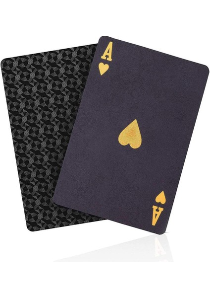 Siyah Iskambil Kağıdı Plastik Su Geçirmez Oyun Kağıdı CIN381SY