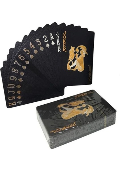 Siyah Iskambil Kağıdı Plastik Su Geçirmez Oyun Kağıdı CIN381SY modelleri