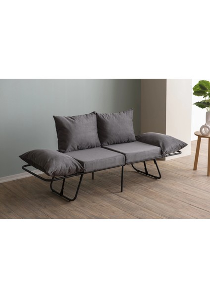 Lena Ikili Katlanır Yataklı Koltuk Gri indirimleri