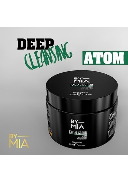 By Mıa Yüz ve Vücut Peelingi - Atom 300ML | Tüm Cilt Tipleri Için Nemlendirici Etki | Avokado, Narenciye ve Vanilya Kokulu fiyatları