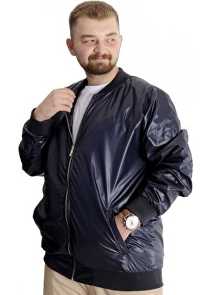 Erkek Kolej Mont Lacivert Fermuarlı Mevsimlik İnce Kumaş 2022 Sonbahar-Kış