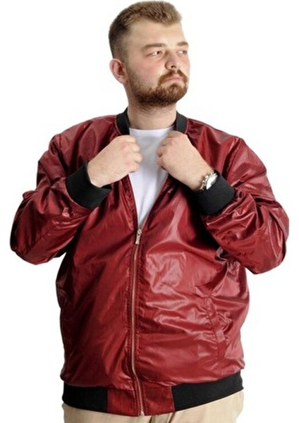 Erkek Mont Fermuarlı Bordo Renk Jesica Modeli 2022 Sonbahar-Kış Sezonu İçin indirimleri