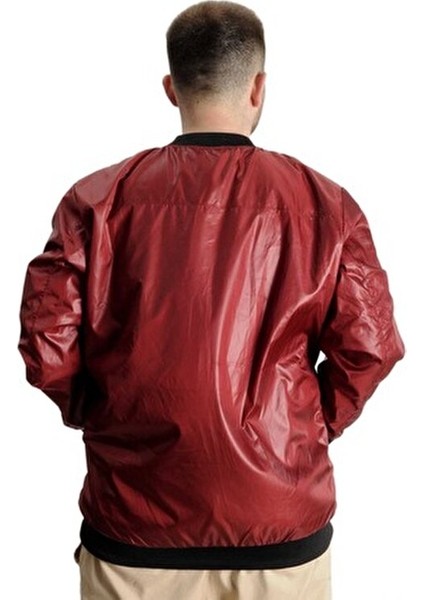 Erkek Mont Fermuarlı Bordo Renk Jesica Modeli 2022 Sonbahar-Kış Sezonu İçin