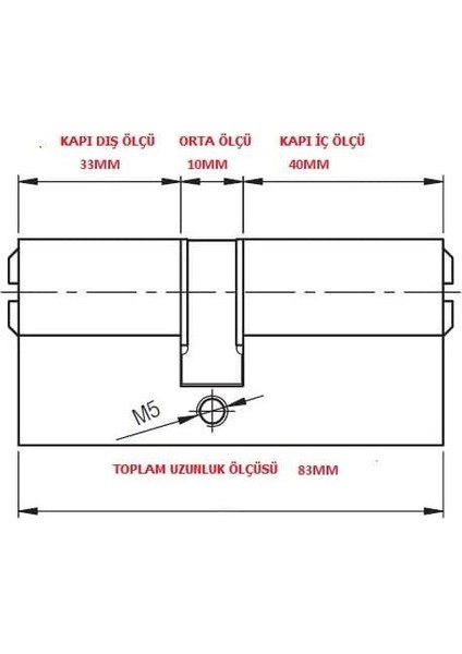 Kale 164SNC Sistem Barel 33+10+40=(83 mm) fiyatları