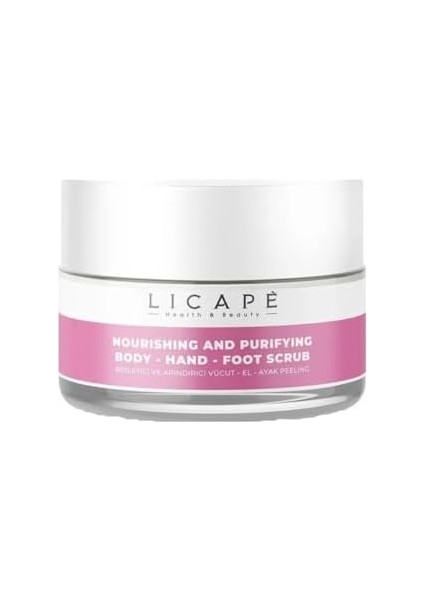 Licape Besleyici ve Arındırıcı Vücut - El - Ayak Peeling 250ML