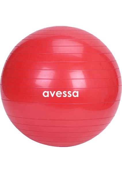 Avessa Pilates Topu 55 cm Kırmızı