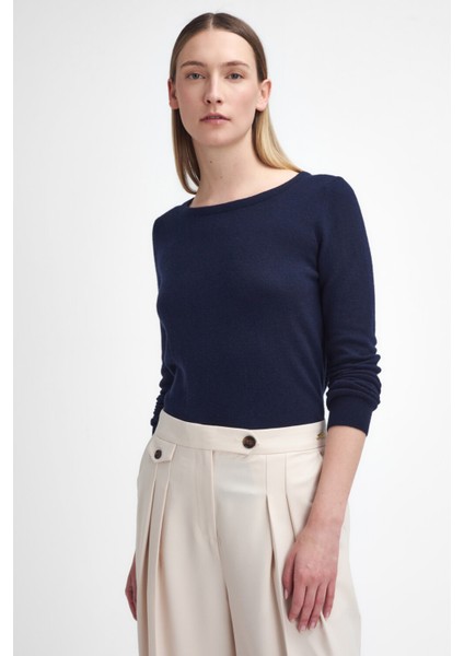 Pendle Crew Triko Kazak NY78 Navy/hessian Tartan