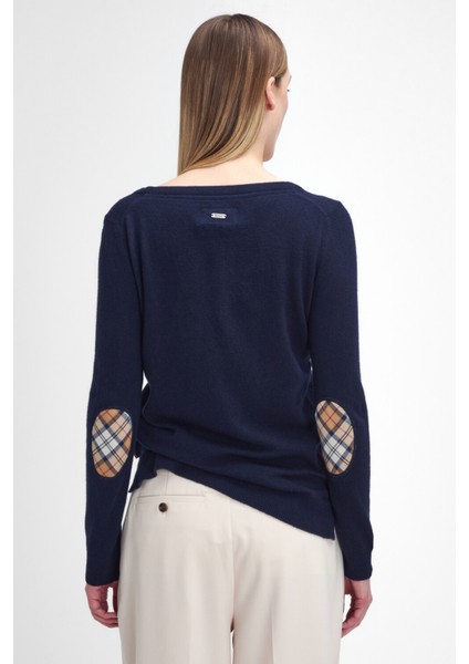 Pendle Crew Triko Kazak NY78 Navy/hessian Tartan fırsatları