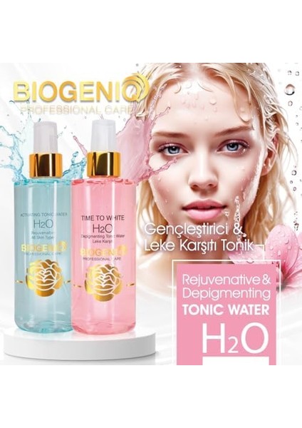 Biogeniq Beauty Tüm Ciltler Tonik H2O 250 ml Tonic Water All Skins