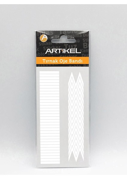 Artikel Şekiller -15 French Tırnak Oje Bandı, French Tırnak Sticker, French Manikür Bandı modelleri