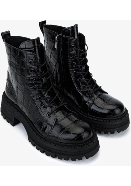 Kadın Deri & Tekstil Siyah Kroko Casual Bot 625 106 Bn Bot SK25-26 Sıyah Kroko fiyatları