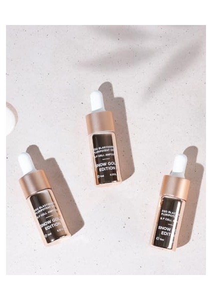 Ovaco Egg B.p Cell Ampul Snow Gold Edition, Yumurta Kök Hücreli Yaşlanma Karşıtı Ampul Seti, 11ML x 5 Ampul, Cilt Sıkılaştırıcı, Yaşlanmayı Tersine Çeviren ve Yenileyici Serum fiyatları