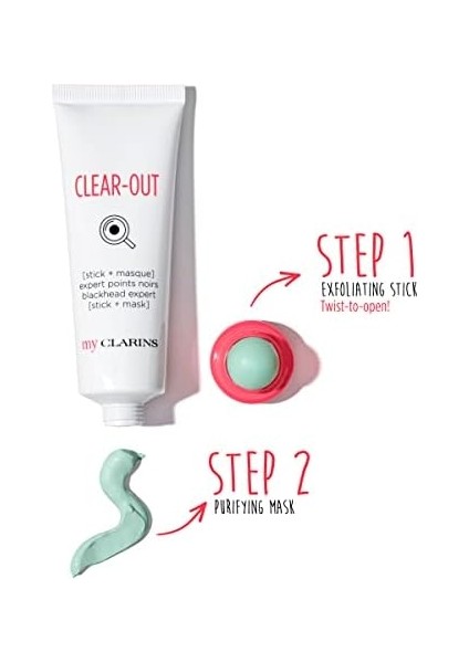 Clarins My Clarins Clear-Out Blackhead Expert Stick Maske (50 Ml)