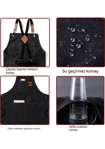 Ev Için Kalınlaştırılmış Tam Pamuklu Kanvas Önlük (Yurt Dışından) fırsatları