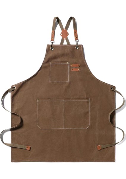 Ev Için Kalınlaştırılmış Tam Pamuklu Kanvas Önlük (Yurt Dışından)