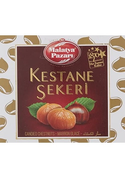 Malatya Pazarı Murat Palancı Kestane Şekeri Net 500 gr ( Kavanoz)