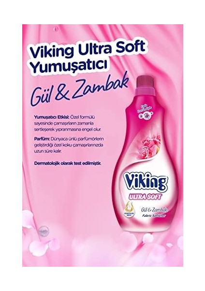 Viking Yumuşatıcı Soft Gül&zambak 1400 ml fiyatları