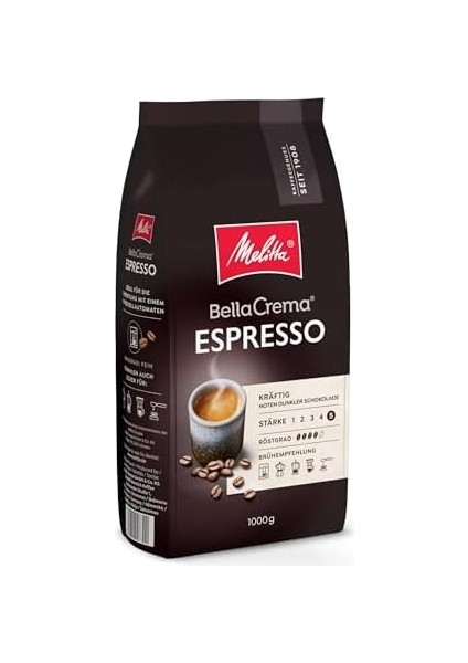 Melitta Bellacrema Espresso Çekirdek Kahve 1kg