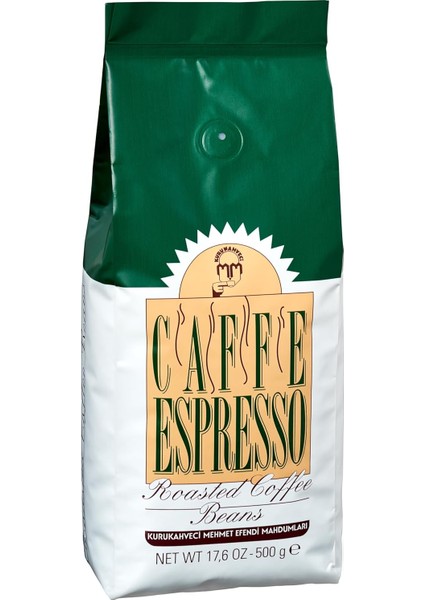 Kurukahveci Mehmet Efendi Caffe Espresso 500 gr Çekirdek Kahve