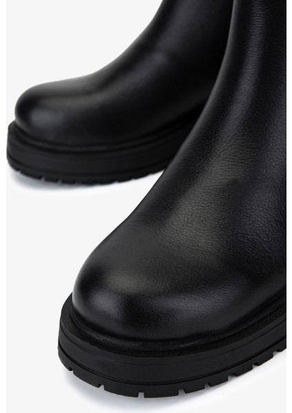 Kadın Hakiki Deri Siyah Casual Bot 1164 25573 Bn Bot SK25-26 Sıyah modelleri