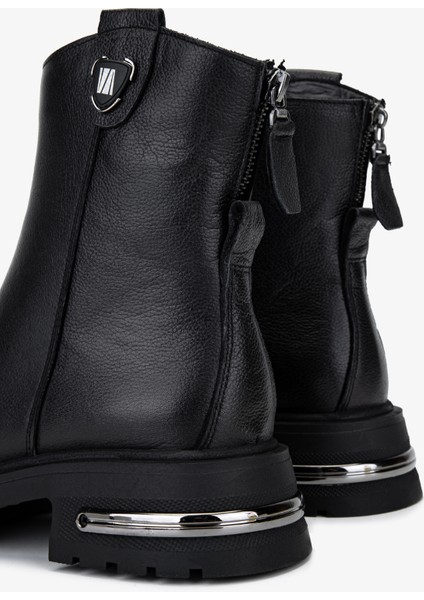 Kadın Hakiki Deri Siyah Casual Bot 1164 25573 Bn Bot SK25-26 Sıyah fırsatları