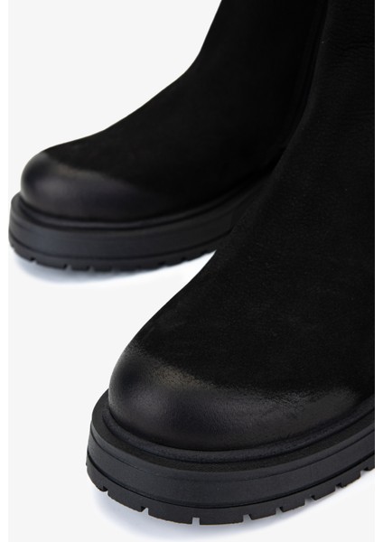 Kadın Hakiki Deri Siyah Nubuk Casual Bot 1164 25573 Bn Bot SK25-26 Sıyah Nbk modelleri