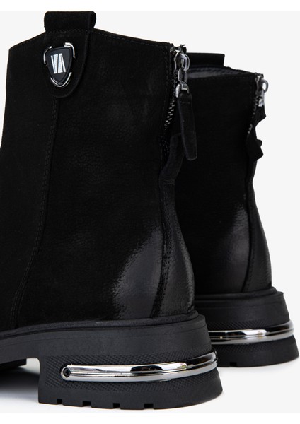 Kadın Hakiki Deri Siyah Nubuk Casual Bot 1164 25573 Bn Bot SK25-26 Sıyah Nbk fırsatları