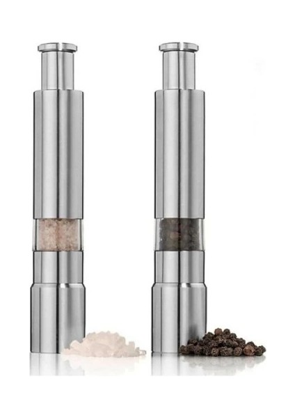 Buğz Paslanmaz Çelik Otomatik Basmalı Baharat Öğütücü modelleri