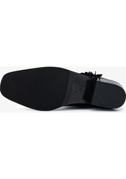 Kadın Hakiki Deri Siyah Süet Topuklu Bot 1168 8141 Bn Bot SK25-26 Sıyah Suet indirimleri