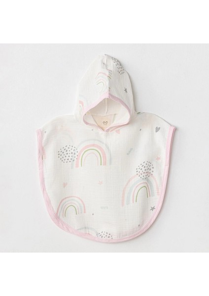 AC24666 Müslin Have A Nice Day Bebek Panço Pink White