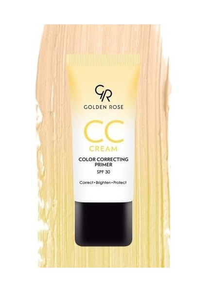 Golden Rose cc Cream Color Correcting Primer Yellow(Sari) 1 Paket fiyatları