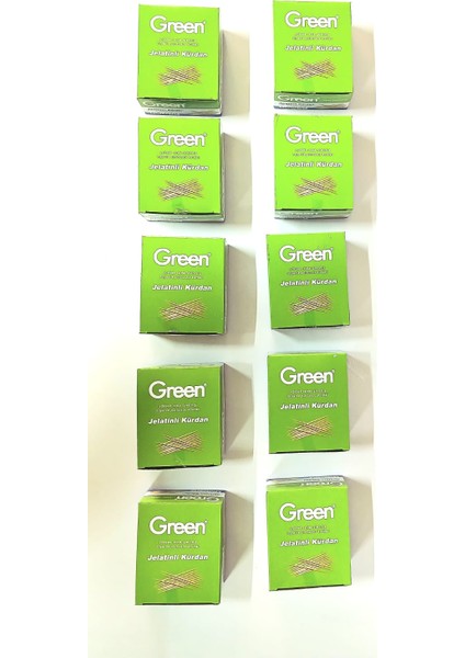 10 Paket Jelatinli Kürdan